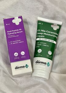 Combo Of The Dermaco Snail Mucin And Moisturizer