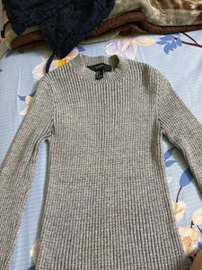 Grey Woollen Top