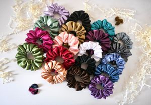 Pack Of 19 Solid Regular Sized Scrunchies!