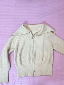 Cream Knit Cardigan