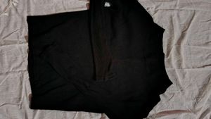 Ribbed Knit Top - Basic Black
