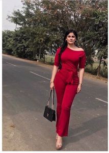 Shein Maroon Jumpsuit
