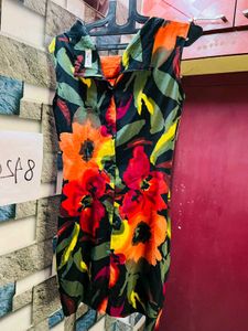 Women Floral Printed Bodycon Dress