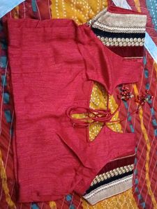 Red Saree Blouse