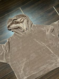 Velvet Hoodie - Relaxed Fit