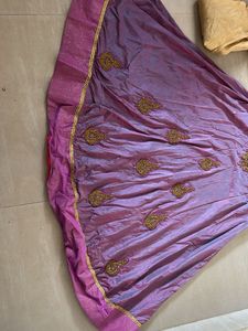 Elegant Purple Embroidered Kurta Set