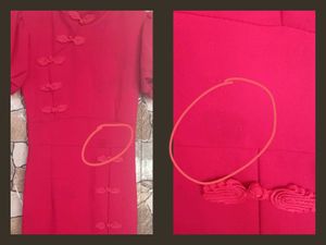 Elegant Red Qipao dress