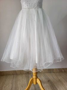 White Dress Bust  26 Waist 24 Length 38