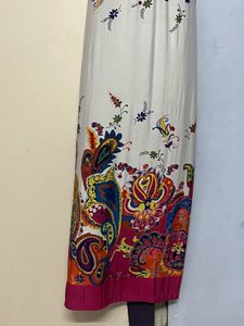 Pintrest Padded Paisley Halter Maxi Dress