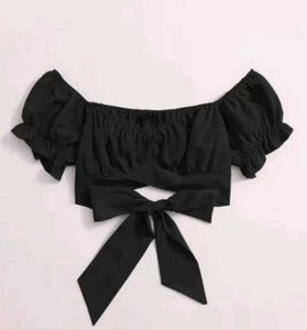 Black Classic Top For Women