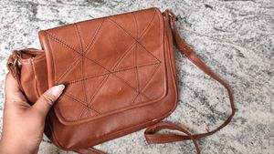 Brown Crossbody Sling Bag