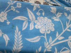 Blue Floral Print Kurta sets