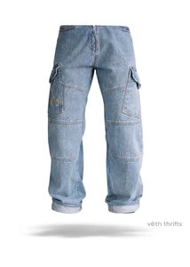 G-STAR RAW DENIM | Blue Cargo Pants