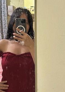 Burgundy Off-Shoulder Dress