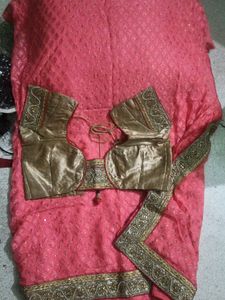 New Saree With Blouse.