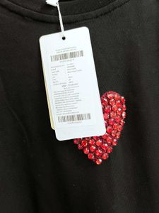 New Cute Heart Print Top