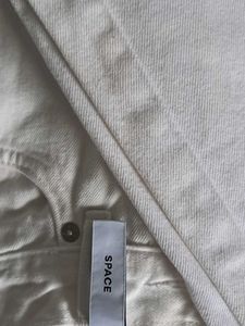 Off White Straight Pant