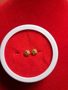 Gold Stud Earrings 22crt