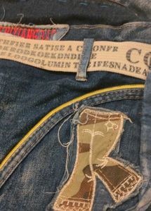 Vintage Patchwork Denim Shoulder Bag