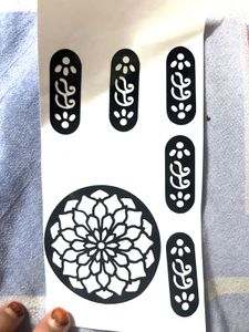 Henna Stencil Tattoo
