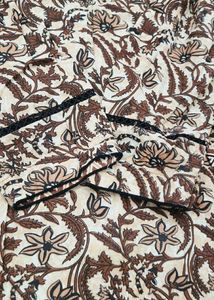 Brown Kurti And Pant Set