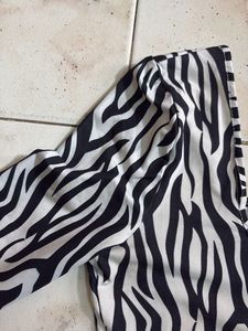 Zebra Print Crop Top