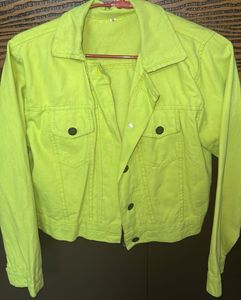 Neon Denim Jacket