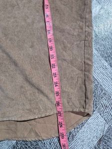 Made in Korea Corduroy Brown Shirt