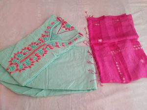 Suit With Salwar And Dupatta