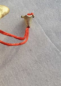Price DropVelvet Red Wedding Potli With Golden Lac