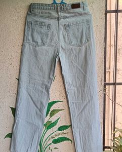 High Waist Light Blue Denim