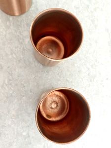 copper bottle &amp; Two Glass