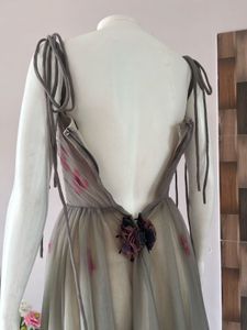 Pretty Floral Embellish Gown