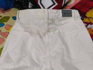 White Cargo Pants