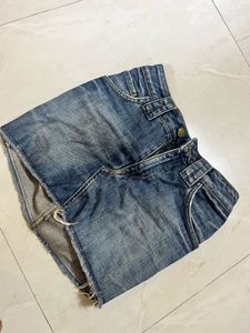 Denim Mini Skirt
