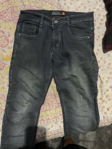 Dark Gray Denim Jeans