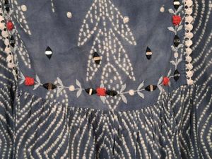 Elegant Blue Printed Short Kurta