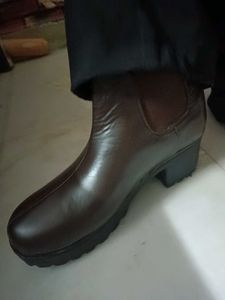 Brown Leather Ankle Boots