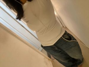 fitted y2k white t shirt