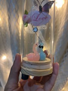 Flamingo Love Showpiece