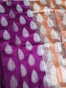 Chanderi Cotton/Silk Zaree Work Saree