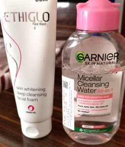(SKIN BRIGHTENING COMBO ETHIGLO AND GARNIER MIC