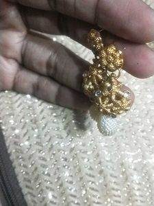 Elegant Gold-Tone Dangle Earrings