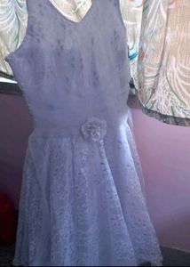 Party Wear Beautiful Pure White Gown