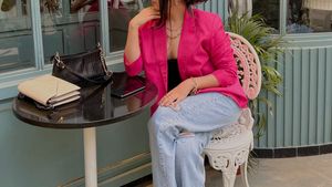 Oversized Pink Blazer