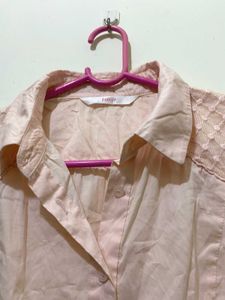 Cute Light Pink Blouse Bust 34 Stretchy