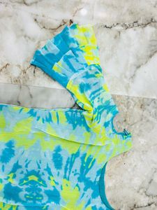 women /girls kurti with tie dye print