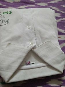 White Polo T-shirt