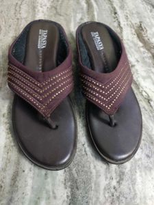 Maroon Flat Slipper