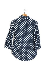 Chemistry Brand Navy Blue Printed Top(Women’s)